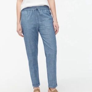 J. Crew chambray twill pants